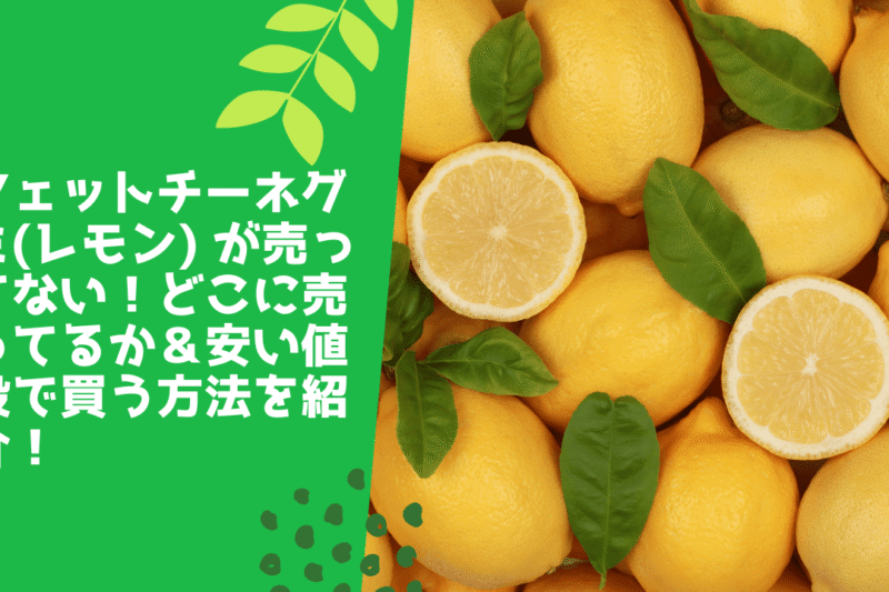 フェットチーネグミ(レモン) が売ってない！どこに売ってるか＆安い値段で買う方法を紹介！